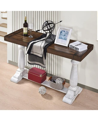 Sofa Tabe 30inch height pedestal table leg Farmhouse Design Retro Design Living room