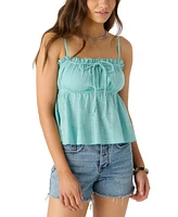 O'Neill Juniors' Alexia Cotton Eyelet Empire-Waist Tank