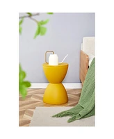 Price stool musturd plastic stylish yellow side table