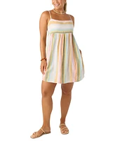 O'Neill Juniors' Saskia Striped Sleeveless Mini Dress