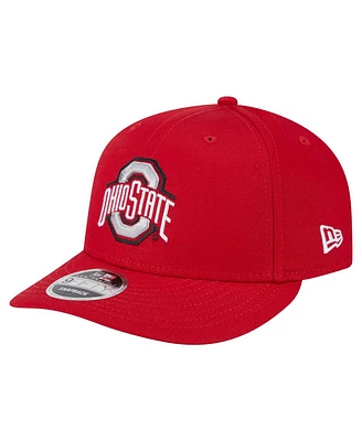 New Era Men's Scarlet Ohio State Buckeyes Low Profile 9FIFTY Snapback Hat