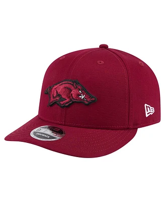 New Era Men's Cardinal Arkansas Razorbacks Low Profile 9FIFTY Snapback Hat