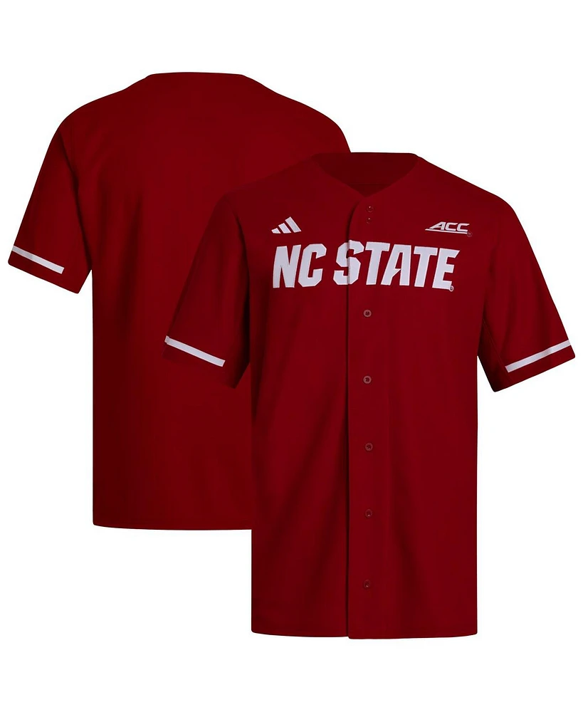 Adidas Men's Red Nc State Wolfpack Replica Baseball Jersey