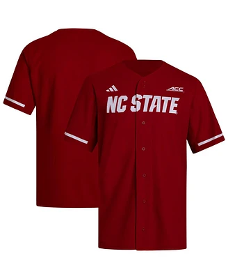 Adidas Men's Red Nc State Wolfpack Replica Baseball Jersey