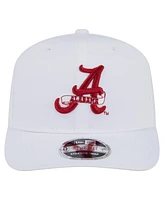 New Era Men's White Alabama Crimson Tide Perform Vault 9SEVENTY Stretch-Snap Hat