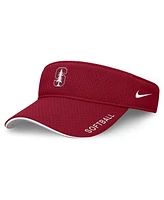 Nike Men's and Women's Cardinal Stanford Cardinal 2025 Dugout Softball Ace Performance Adjustable Visor Hat