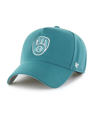 '47 Brand Men's Teal Milwaukee Brewers Ballpark Offside Adjustable Hat