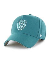 '47 Brand Men's Teal Milwaukee Brewers Ballpark Offside Adjustable Hat