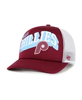 '47 Brand Men's Red Philadelphia Phillies Meander Foam Trucker Snapback Hat