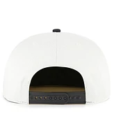 '47 Brand Men's White/Black New York Mets Foundation Captain Snapback Hat