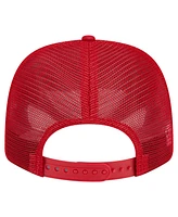 New Era Men's Red Nc State Wolfpack Primary 9SEVENTY Trucker Stretch-Snap Hat