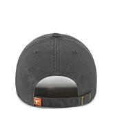 '47 Brand Men's Charcoal Texas Longhorns Clean Up Adjustable Hat