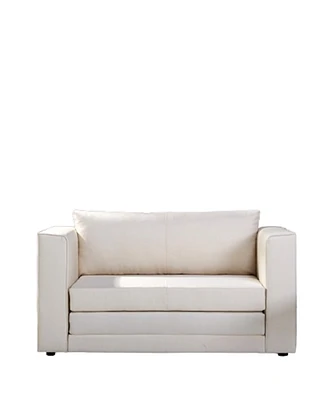 Gold Sparrow 52" Polyester Nova Convertible Loveseat Sleeper, Created for Macy's