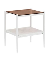 Coffee Table and End tables Set of 3, Tempered Glass Table with Mdf layer, Modern Tables for Living Room