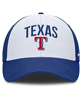 Nike Men's White/Royal Texas Rangers Club Performance Adjustable Hat
