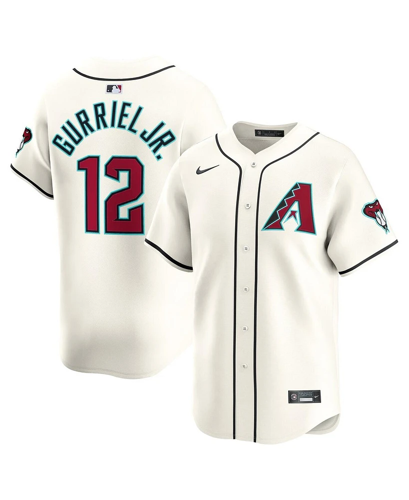 Nike Men's Lourdes Gurriel Jr. Cream Arizona Diamondbacks Home Limited Player Jersey