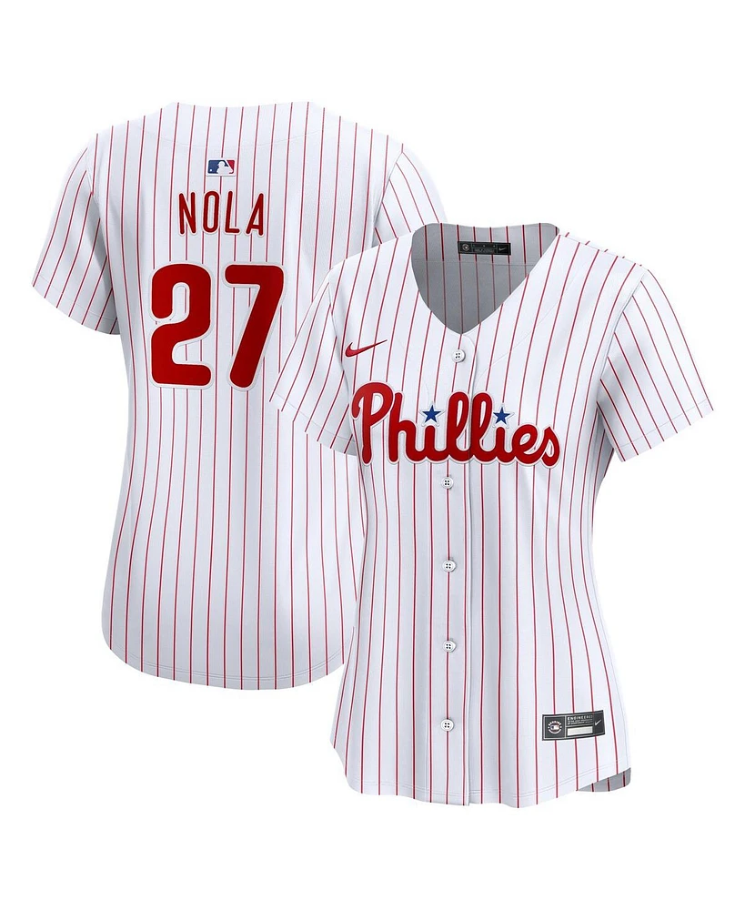 Nike Women's Aaron Nola White Philadelphia Phillies Home Limited Jersey