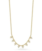 Rachel Zoe 14K Gold Plated Sterling Silver Marquise Charm Necklace