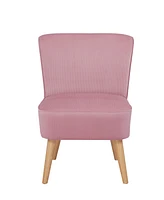 Gold Sparrow 21.75" Polyester Finch Accent Chair, Created for Macy's