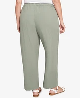 Alfred Dunner Plus Patch Pocket Pants