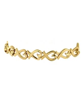 Pre-Owned Tiffany & Co. Paloma Picasso Loving Heart Bangle Bracelet 18K Gold