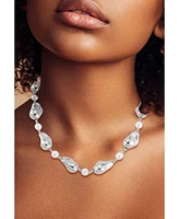 Rachel Zoe Gold Plated Statement Pearl Necklace