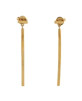 Pre-Owned Tiffany & Co. T Wire Bar Earrings 18K Gold