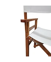 Folding Chair Wooden Director Chair Canvas Folding Chair Folding Chair 2 Pieces/Set