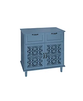 2 Door 2 Drawer Cabinet, American Furniture, Suitable for Bedroom, Living Room, Study