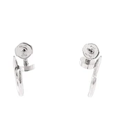 Pre-Owned Cartier Small Juste un Clou Hoop Earrings 18K White Gold