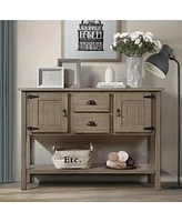 Rustic Retro Sideboard Console Table with Storage