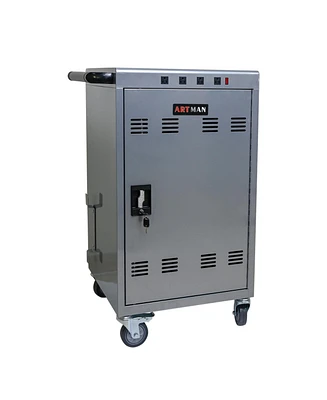 Mobile Charging Cart and Cabinet for Tablets Laptops 35-Device
