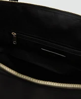 Mango Women's Nylon Shopper Bag
