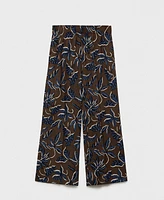 Mango Women's Printed Culotte Pants