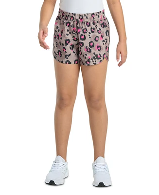 adidas Big Girl Elastic Waistband Printed Woven Pacer Shorts