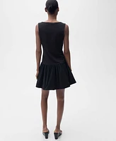 Mango Women's Short Combined Dress