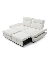 3-in-1 Convertible Sofa Bed with Adjustable Backrest