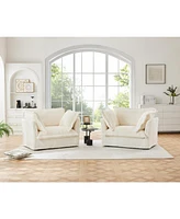 Cozy Corduroy Armchair Set (2) for Home Spaces