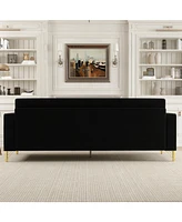 Black 2 Seater Sofa
