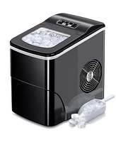 Cowsar 26Lbs/Day, Ice Maker, Self-Cleaning Ice Machine with Ice Scoop and Basket