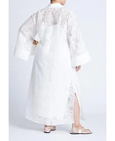 Eloquii Plus Floral Oversize Shirt Dress