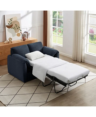 Chenille Sofa Bed - Modern Convertible Couch with Plush Comfort and Durable Design for Living Room and Bedroom