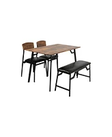 Modern 4 piece dining table set