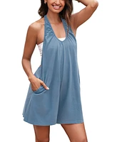 Cupshe Women's Day Dream Blue Romper