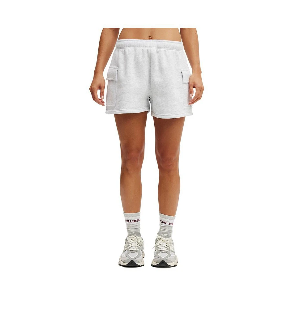 Cotton On Women's Active Plush Cargo Short