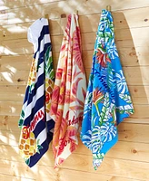 Tommy Bahama Home Leafy Paradise Cotton Oversized Beach Towel, 72" x 36"