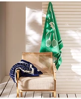 Lacoste Home Racquet Cotton Beach Towel