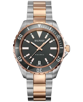 Balmain Men's Swiss Ophrys Two-Tone Stainless Steel Bracelet Watch 43mm