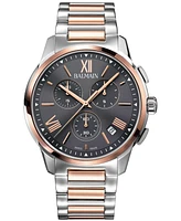 Balmain Men's Swiss Chronograph Madrigal Two-Tone Stainless Steel Bracelet Watch 42mm
