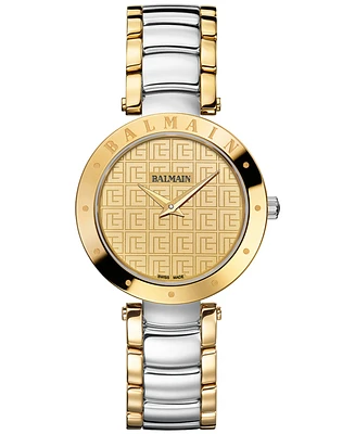 Balmain Women's Swiss Balmainia Two-Tone Stainless Steel Bracelet Watch 33mm